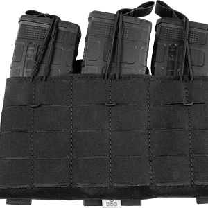 Grey Ghost Gear Compact Triple Mag Panel 5.56 - Laminate Black