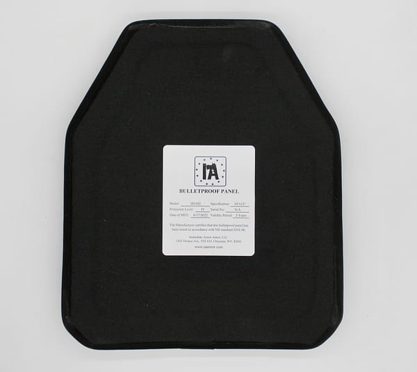 Level IV PE/Ceramic Armor Plates by Immediate Action Armor LLC