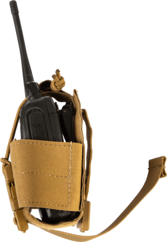 Grey Ghost Gear Radio Pouch Small Coyote Brown