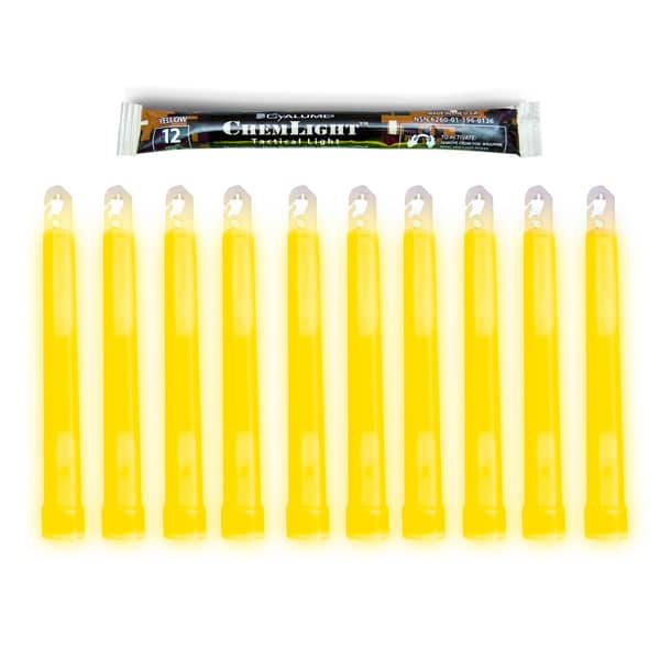 Cyalume Chemlight 6 inch Yellow